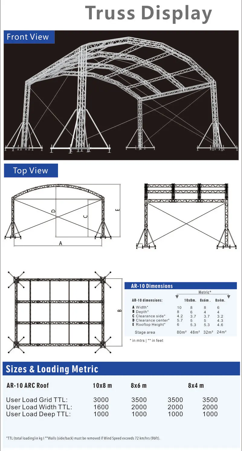 Aluminum Outdoor Event Tent Concert Stage Riser Platform Design Stand ...