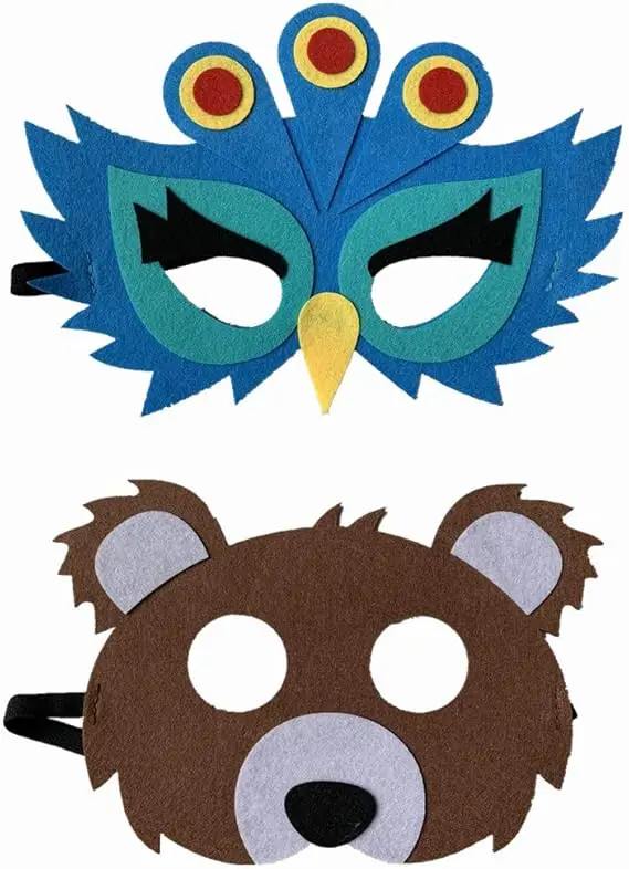 thumbnail interactive-video image 1 of Animal Felt Masks - Free Sewing Patterns - Sew Magazine 1 of 11