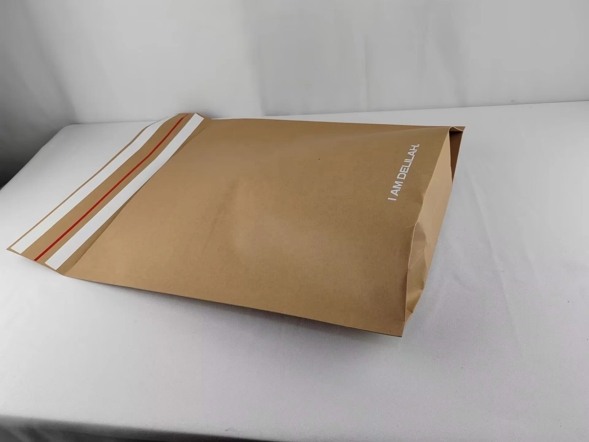 Reusable Custom Eco Friendly Compostable Flexible Brown Kraft Paper Envelopes Mailer Shipping Mailing Bags for Garment Clothing