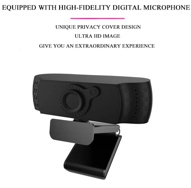 Rotatable UHD Web Cam 1080P Computer PC Web Camera 30FPS 1080P USB2.0 Webcam for Pc Computer Video Conference School
