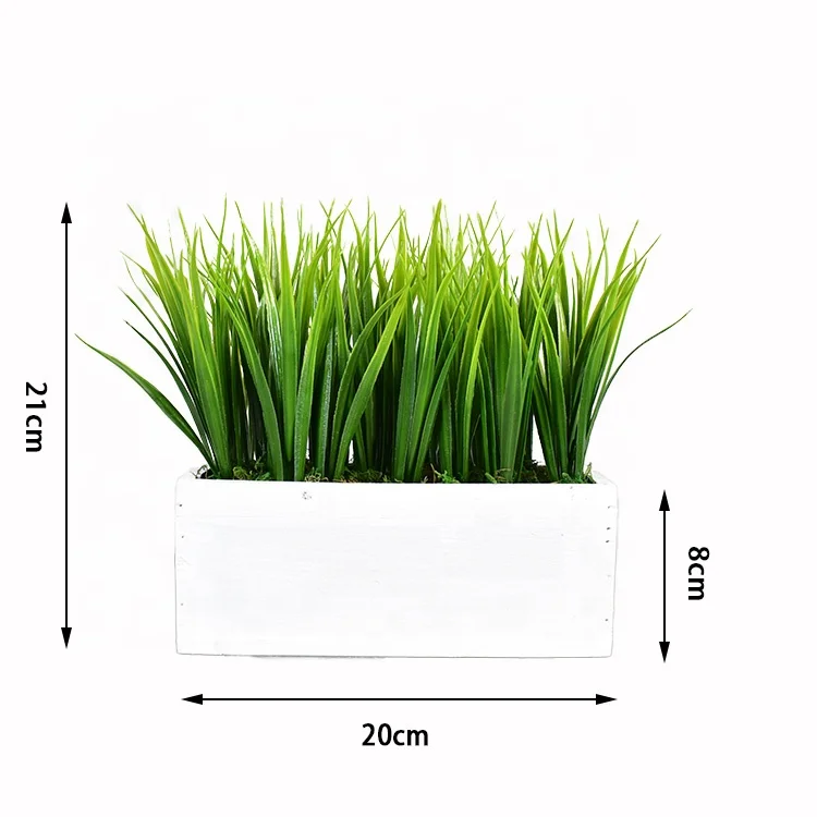 Factory Directly High Quality Artificial Grass Price Fake Plastic Potted for Office Desk Garden