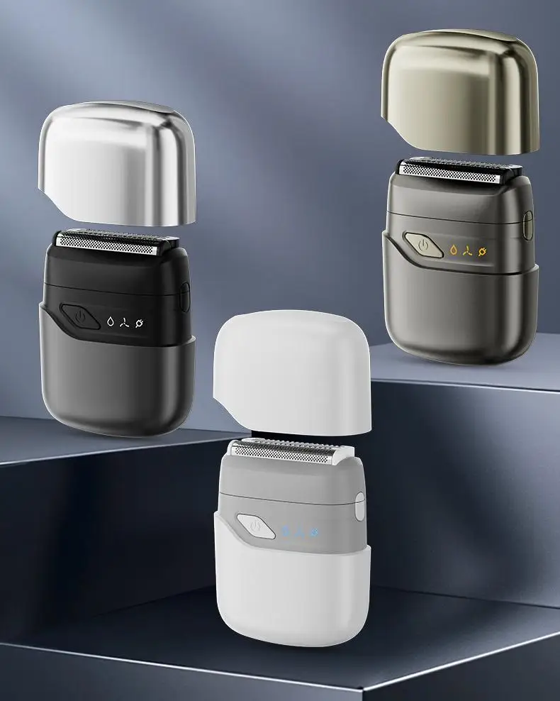 Mini Portable Electric Shaver with IPX7 Waterproof and 350mAh Battery for 60 Min Working Time