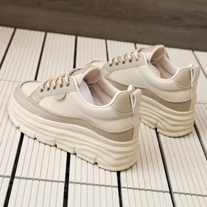 W3631 Women's Spring New Style Casual Running Sneakers Breathable Flat Loafers Anti-Slippery Waterproof Features for Students