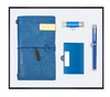 Notebook+name card holder+pen+usb-Blue