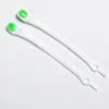 12 white and green buttons