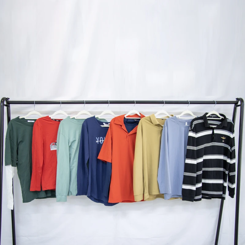 Top Camisas de segunda mano Camiseta de hombre Bangkok Thrift Ropa