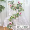Eucalyptus peony vines are pinkish-purple