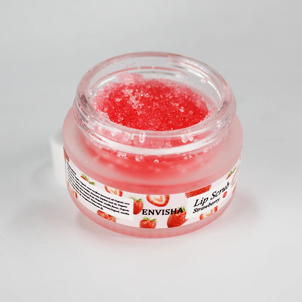 Скраб для губ с фирменной торговой маркой, оптовая продажа, натуральный органический сахар, уход за темными губами, отшелушиватель, куркума, Осветляющий скраб для губ