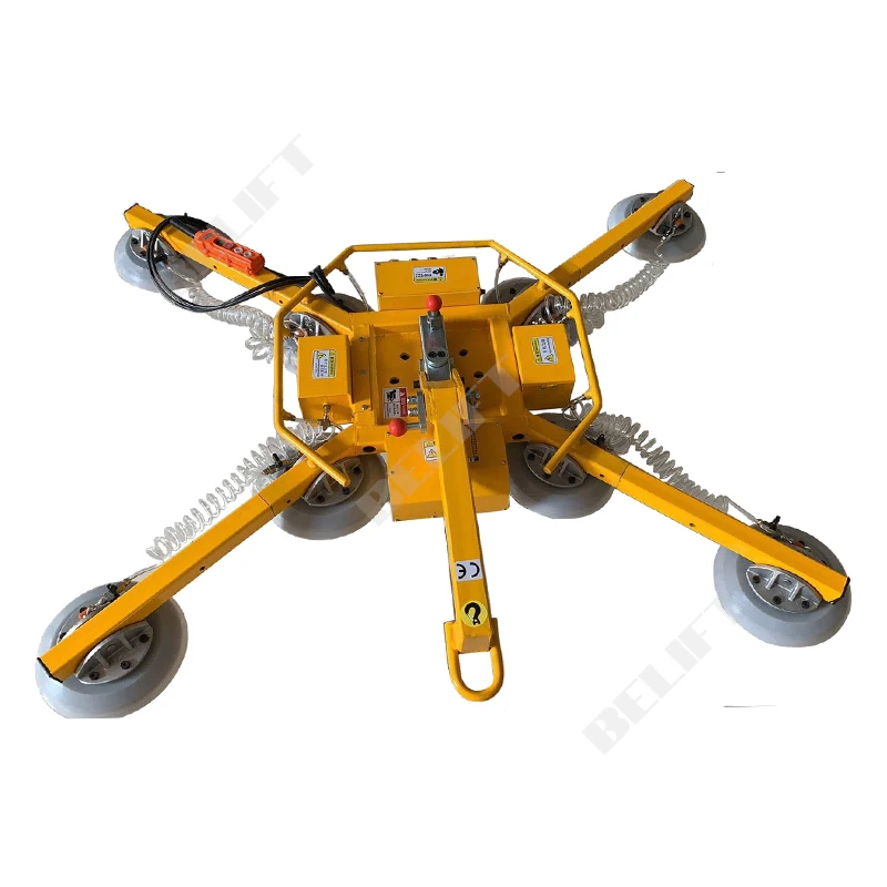 400kg 600kg 800kg Lift Glass Metal Plywood Processing Vacuum Lifter