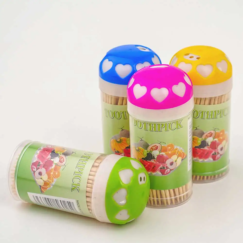 China Factory Wholesaler Bamboo Wood Toothpicks Double Sided Toothpicks