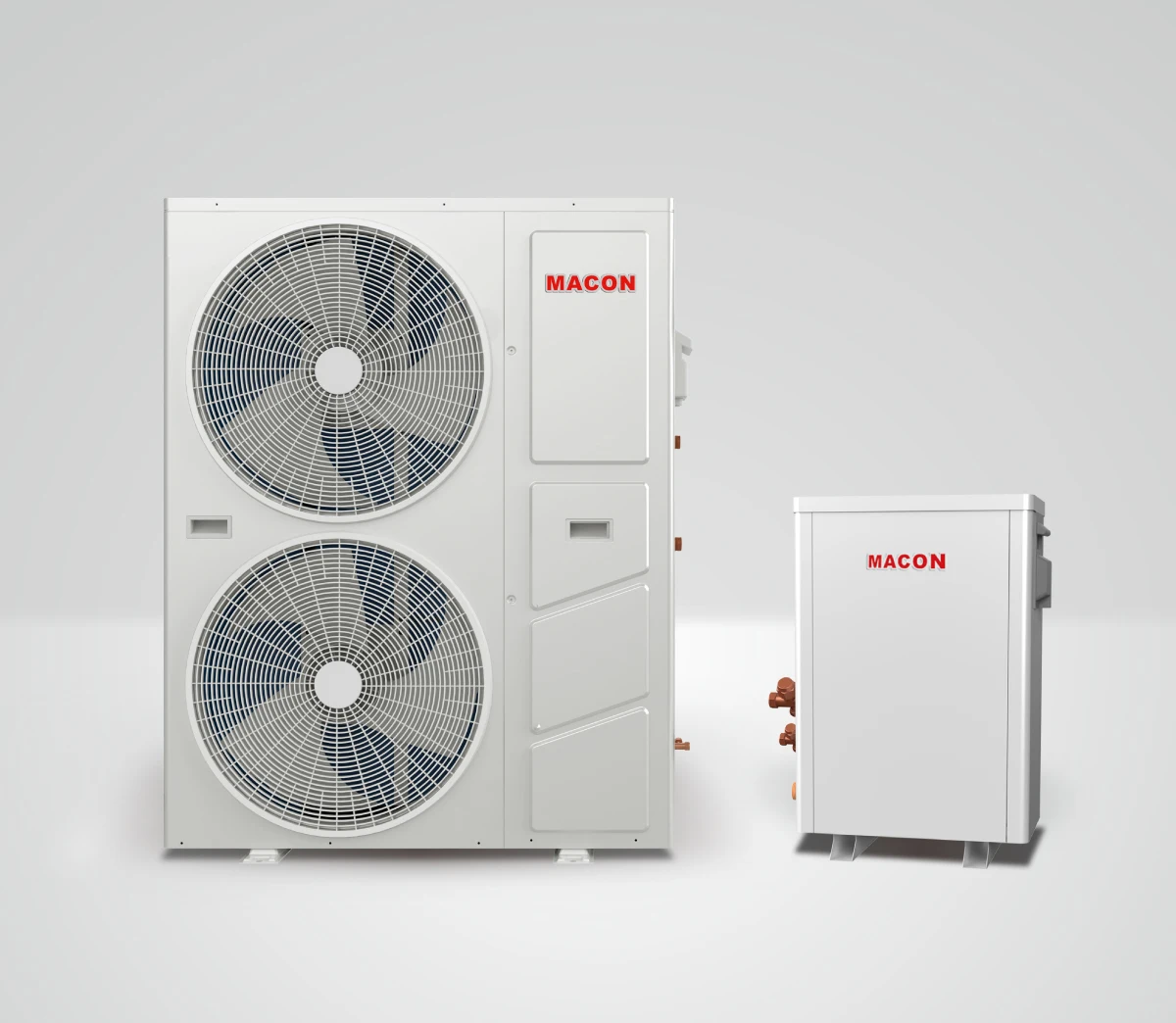 Air to Water Heat Pump Macon Inverter air Source Split R32 EVI Heat Pump Water Heater 15KW Heat Pump 60HZ