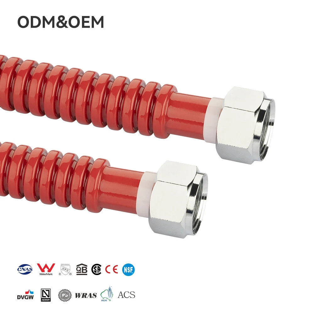 PPW Hot Selling Stainless Steel Corrugated Hose Steel PVC Plated Hose Pipe for Water Heat Insulation & Safe Handling