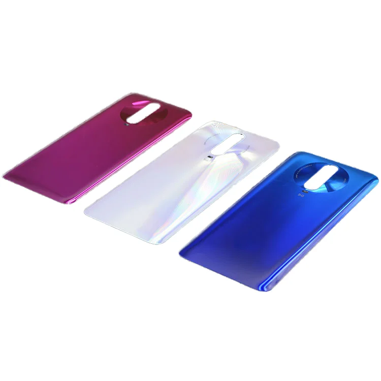 For Poco K30 Back Cover Psychic Texture Glass Case For Xiaomi - Main Image