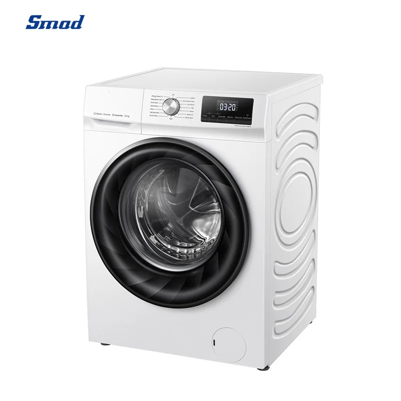 12kg inverter motor front loading washing machine for home use