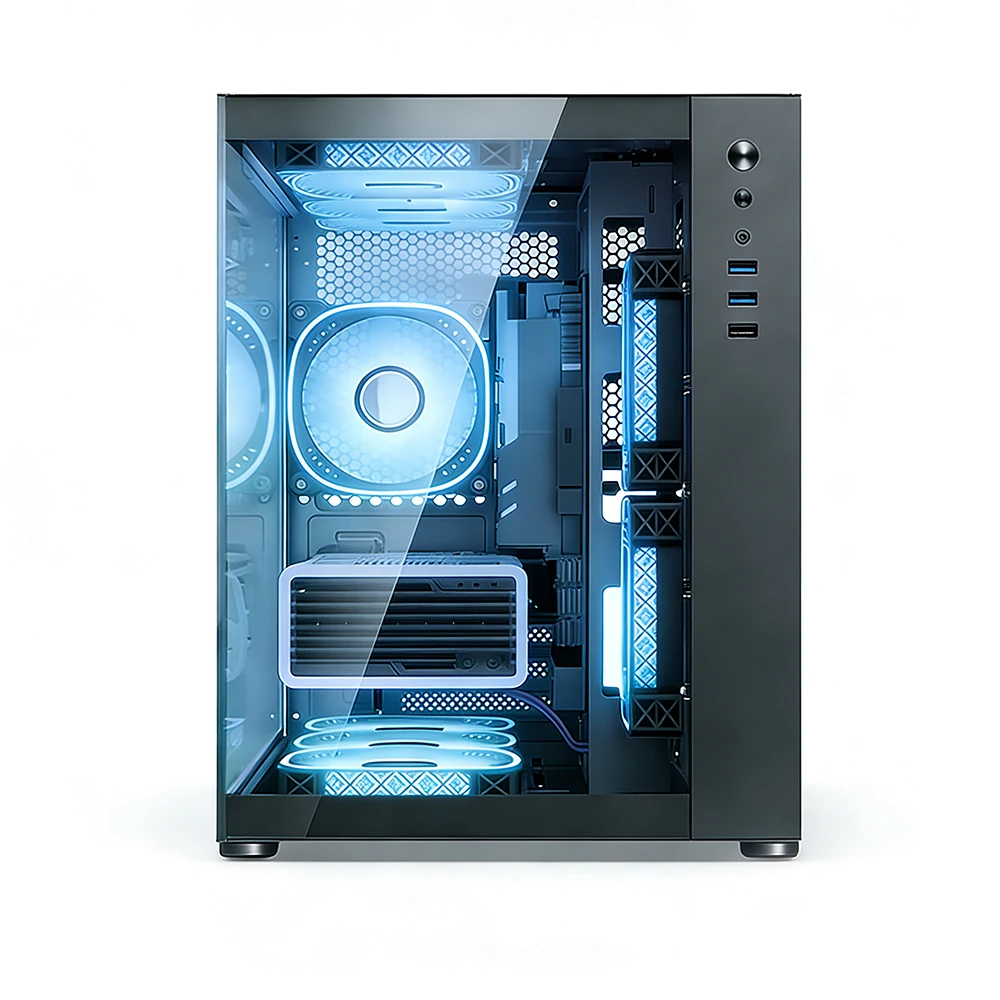 Hot-selling Intel Core I7 Rx580 8g Ddr5 Ram 32gb Ddr4 Ssd 1tb Rgb Gamer Pc Gaming Comput aperçu 4