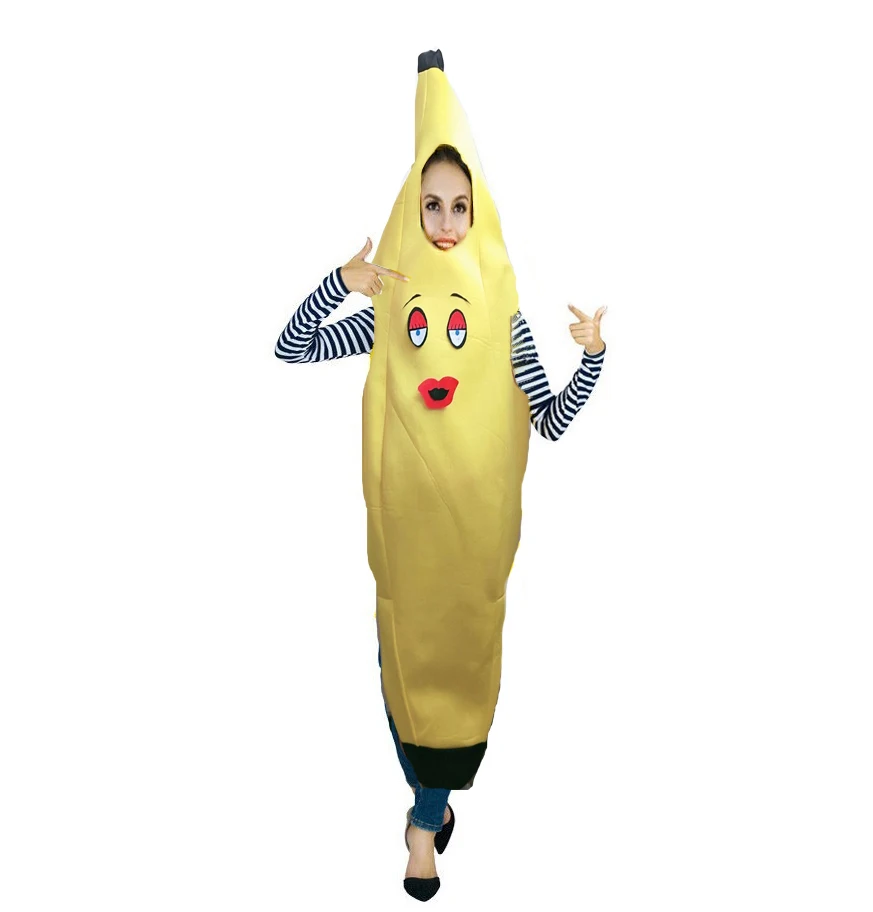 Costume Banane Fun Pour Adultes & Enfants - Déguisement Léger Pour Halloween, Noël & Fêtes