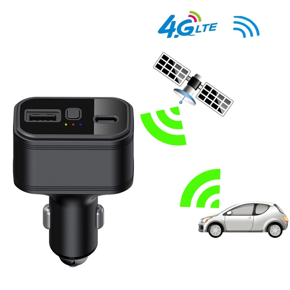 4G GPS Tracker TK818 TKSTAR Mini Car Charger System Fast USB Charging GPS With PC Track View for Vehicle Use