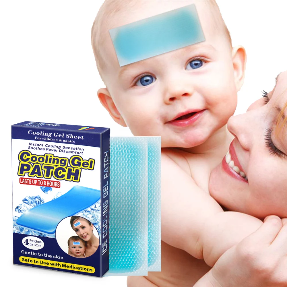 Soins de sante Fievre Maux de tete Gel de refroidissement Patch pour enfants et adultes Alibaba