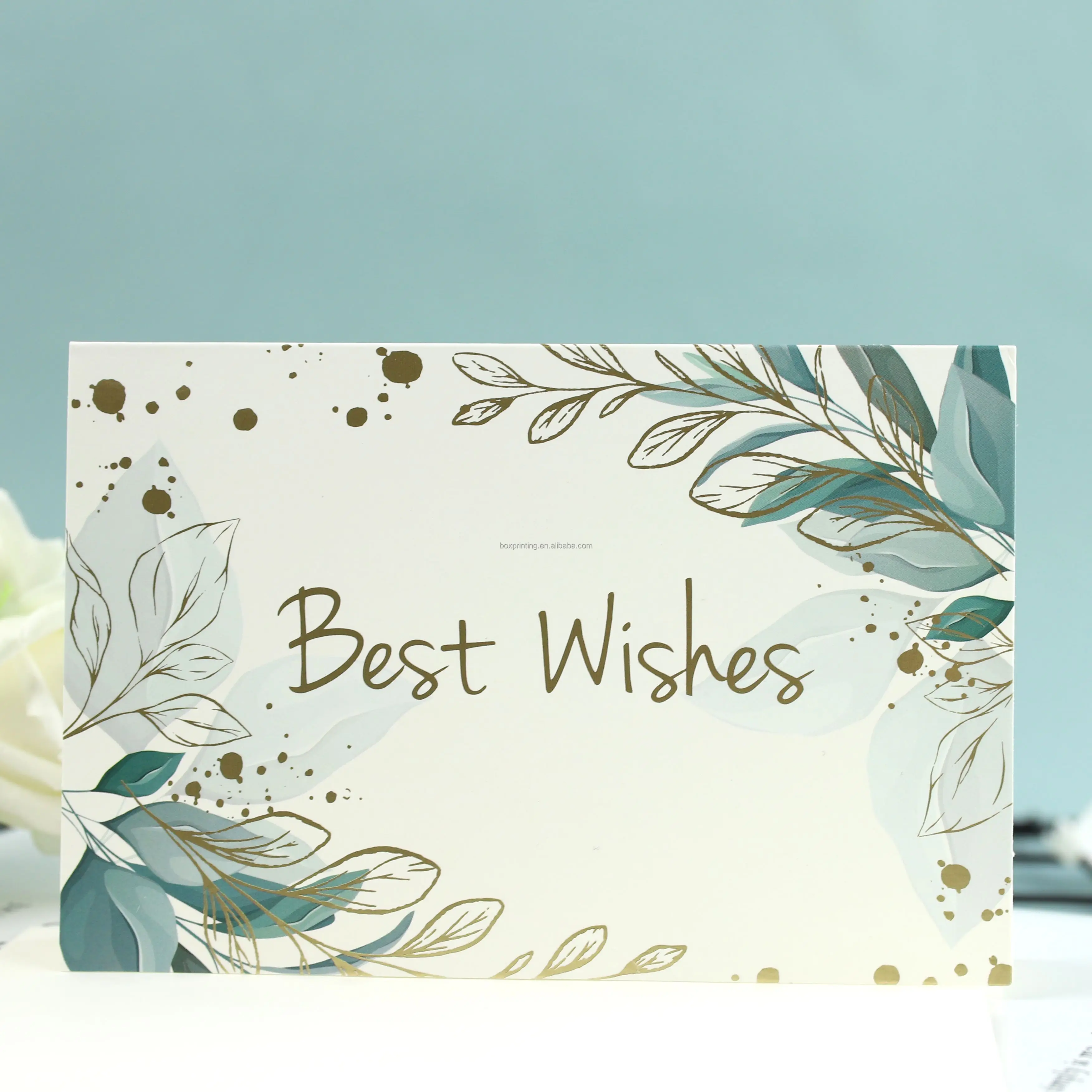 Полноцветная офсетная печатная открытка на заказ