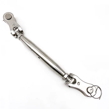 Stainless Steel Toogle Turnbuckle Fence Wire Tensioner 304 316 Rigging Screw US Type Turnbuckle