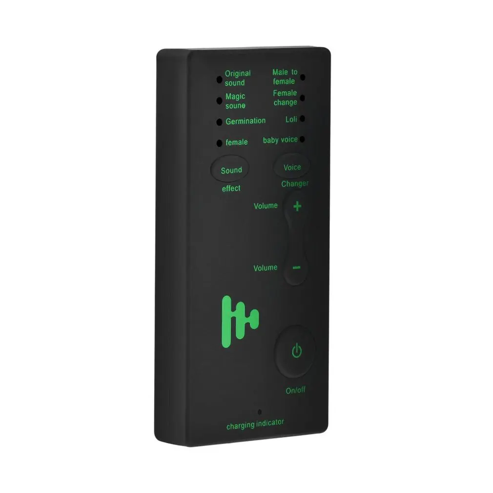 8 Mode Mini Smart Phone Voice Changer Device Disguiser MIC for PUBG Games and Phone Microphone Adapter