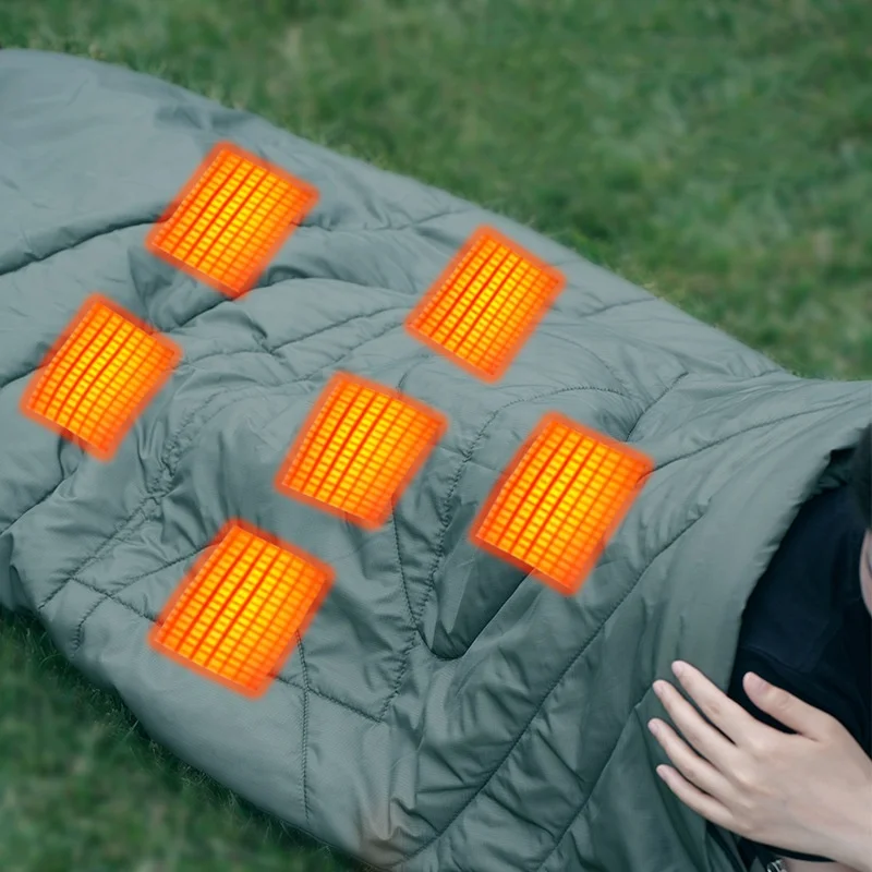Outdoor Graphene Electric Heating Blanket Shawl 5V Low-Voltage Electric Heating USB Power Bank Heating Blanket 3