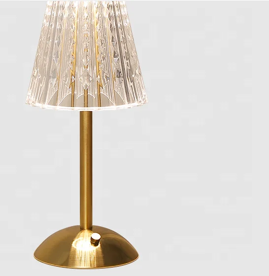 European New Style Cordless Touch Switch Rechargeable Table Lamp for Home