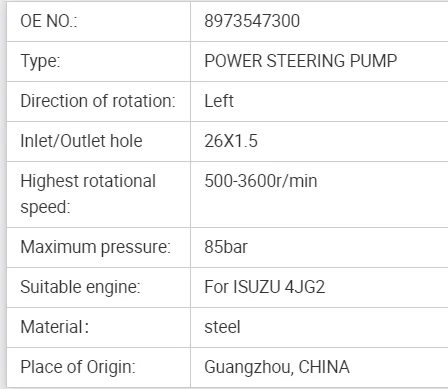 Power Steering Gear Box for ISUZU 700P 600P 4HF1 NPR NQR NKR  FVR  OE 898101298  454-01019  /LHD