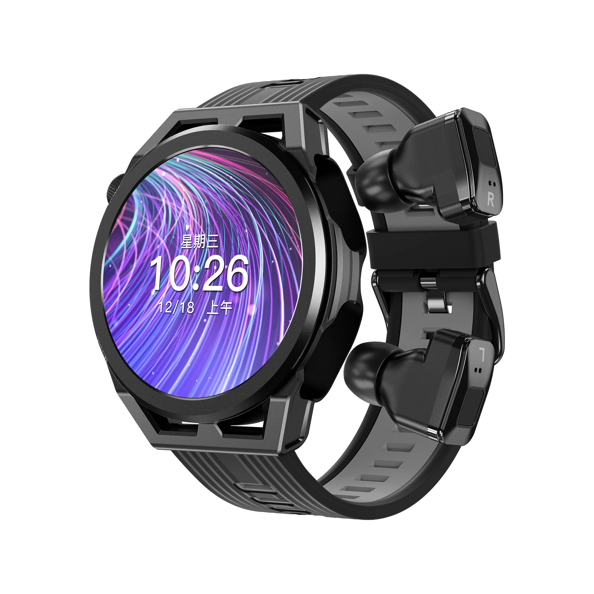 Smart Watch  N18 2 in 1 Watch With Earbuds Earphones Headphones Earphone Wireless Headset