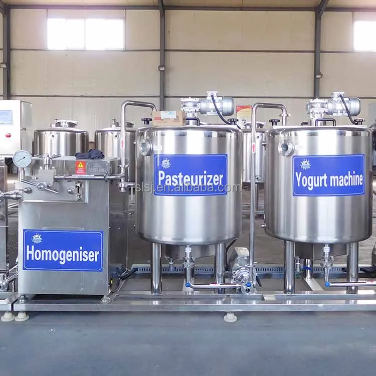1000 L Cheese Pasteurizer Milk Pasteurizer Small Milk Pasteurization Machine With Milk Cooling Tank