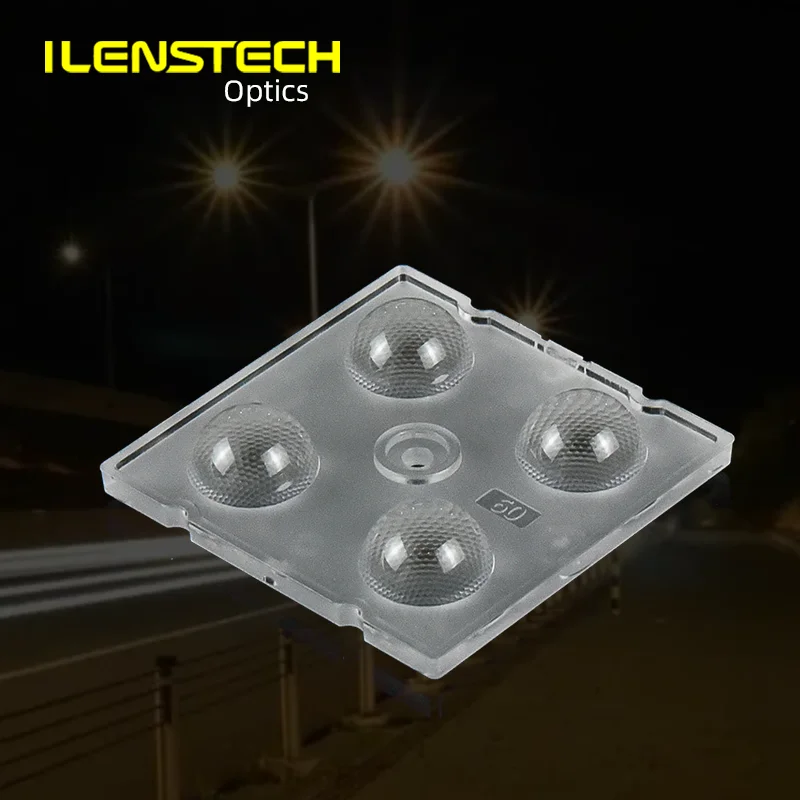 Ilens770 60 Degree Led Lens Array 2x2 for Flood Light Street Light