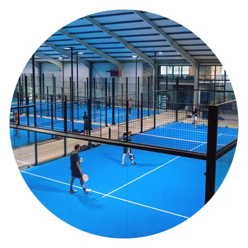 High Quality Certificated Panoramic Padel-Tennis-Court Supplier Padel Court Dropshipping