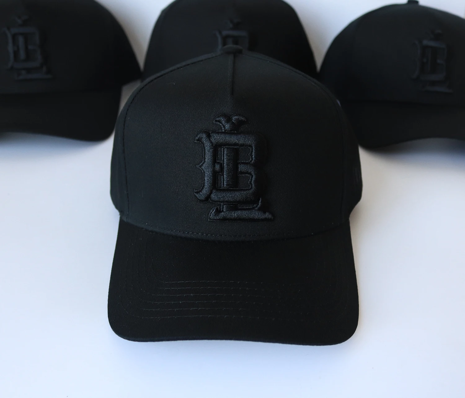 Custom Logo 5 Panel Mesh Hat Outdoor Advertising High Quality Black ...