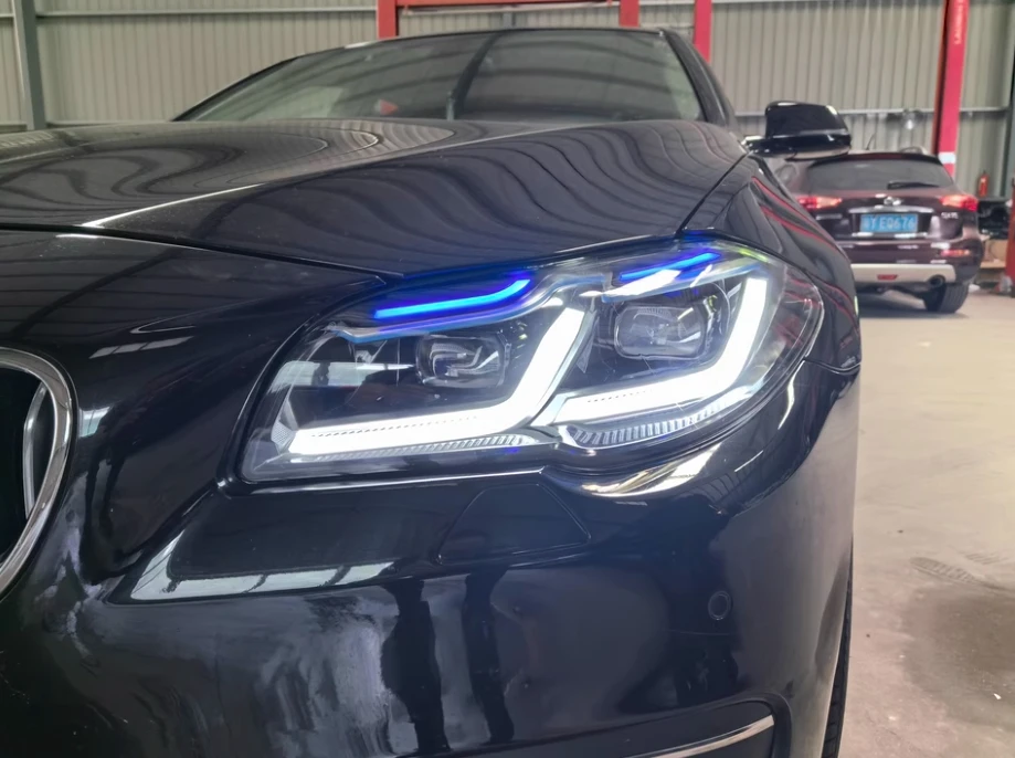 product modified head light led front lights for bmw f10 to g30 headlight 520 523 528 530 535li car accessories 2011   2016 f10 light359-7