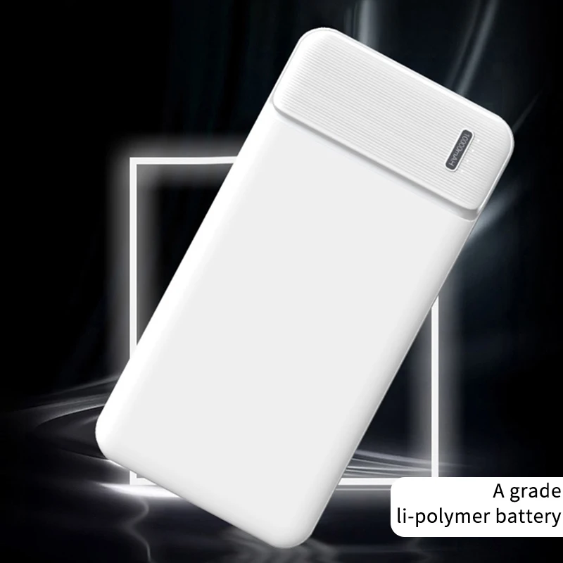 Luminous LED Power Bank 10000 MAh Shine Power Bank Custom LOGO PowerBank Promotion Marketing Gift