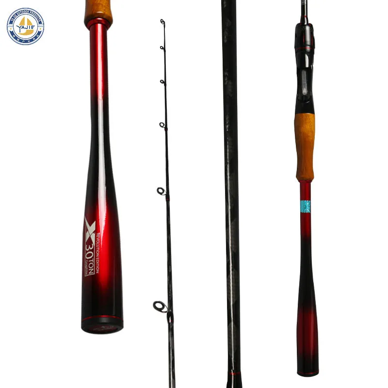 Pancing Olta OEM ODM 1.98m 2.1m 4 Section Sea Fishing Rods Carbon