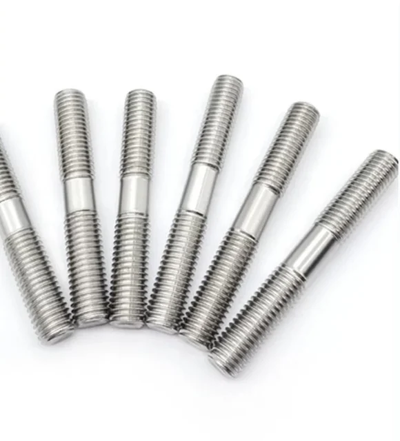 Direct factory price Stud bolt with double head thread Stainless steel material with good quality