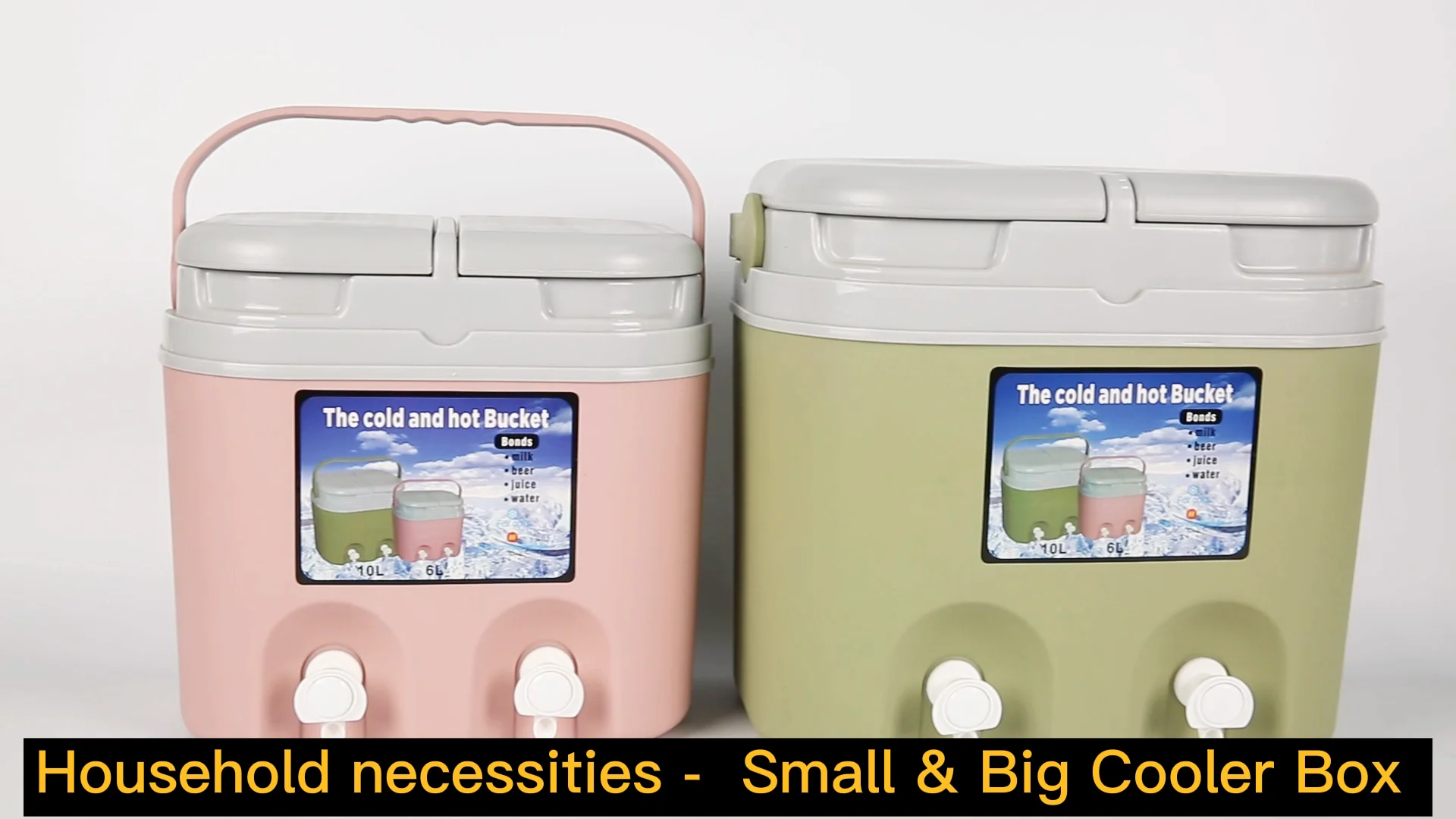 new arrival 3 pcs ice cooler outside cooler box big size ice