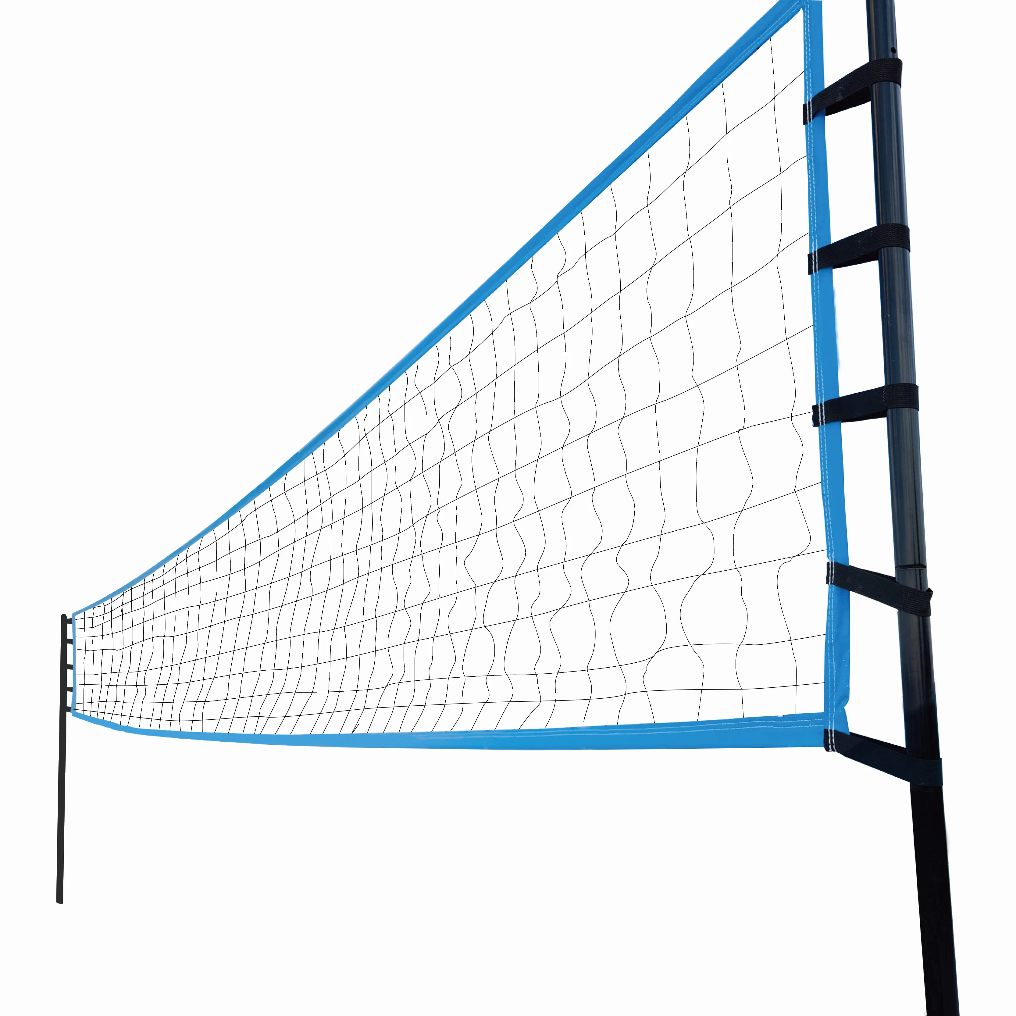 Переносная сетка для волейбола-уличная волейбола быстрая и простая установка стальные полюсы с регулируемой высотой набор