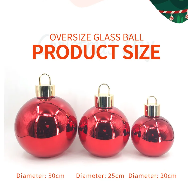 Large 100/130/150/200/250/300mm xmas glass made decoration led light christmas glass ornament ball christmas decorating ornament supplier