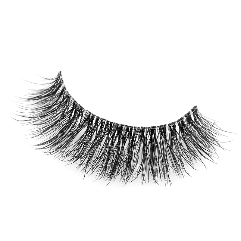 Hollyren Natural Full Strip Lashes Vegan 3d Mink Faux Eyelashes Fluffy ...