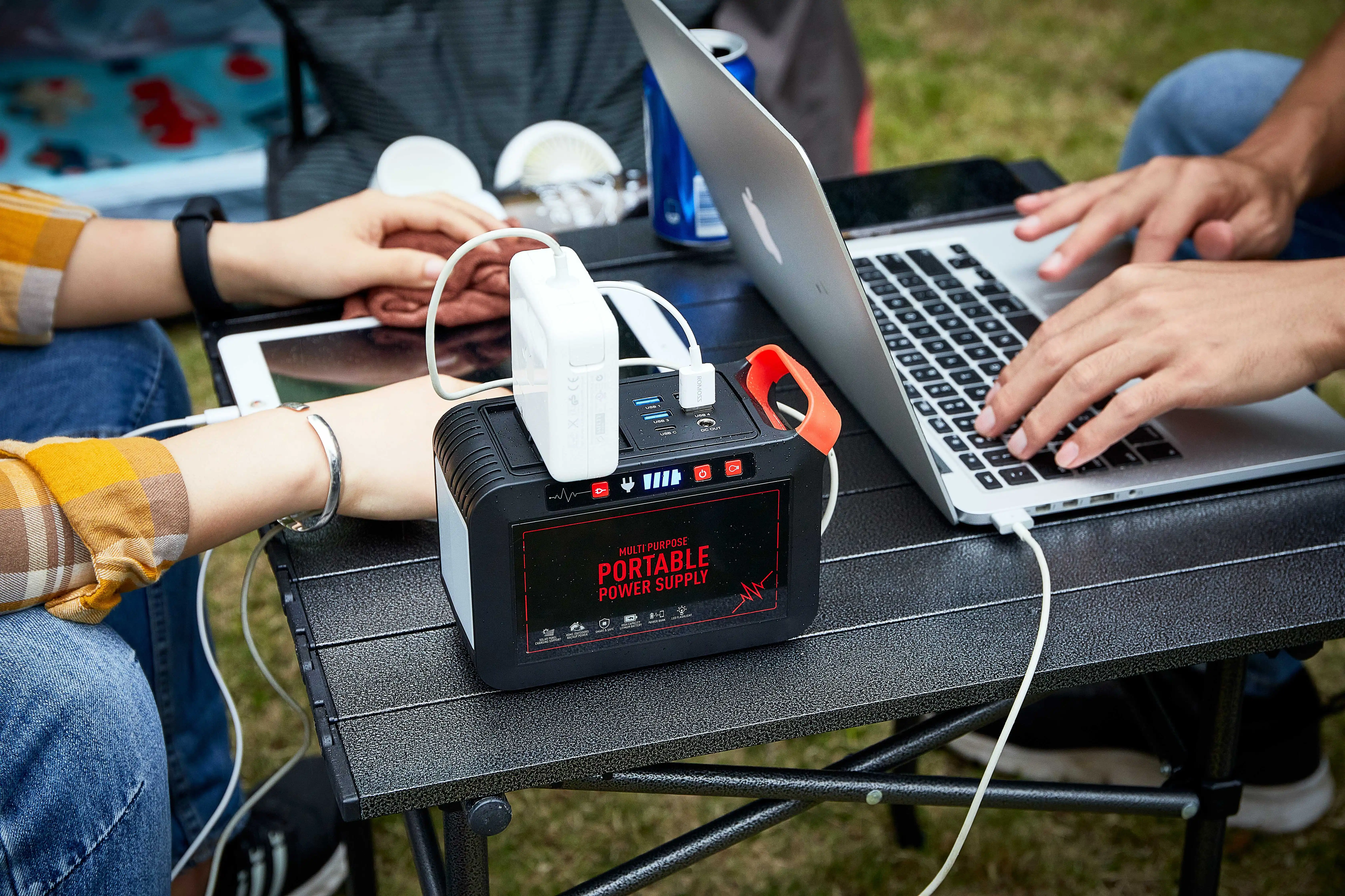 Резервная портативная электростанция на борту самолета мощностью 80 Вт, США/Япония, хранение электропитания для дома/экстренного использования/кемпинга