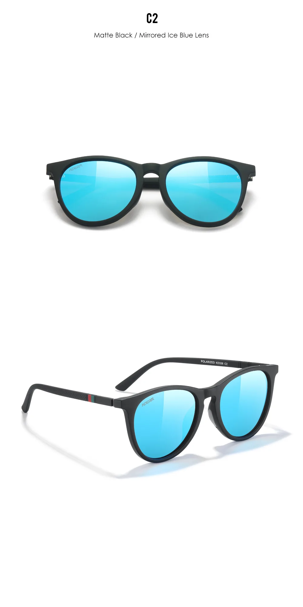 ADE WU KD336 Polarized Sunglasses for Men