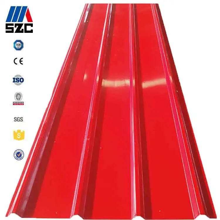 ASTM GB JIS Стандартный Высокое качество оптовая продажа GI/PPGI Гофрированной Стали кровельный лист из Китая