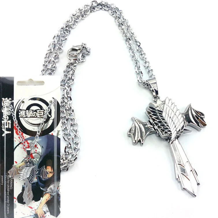 Anime Accessories Series Death Note Attack On Titan One Piece Necklace With  Box - Buy Attack On Titan One Piece Necklace,Anime Accessories,Anime  Necklace Product on 