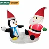 4FT Inflatable Penguin and Santa