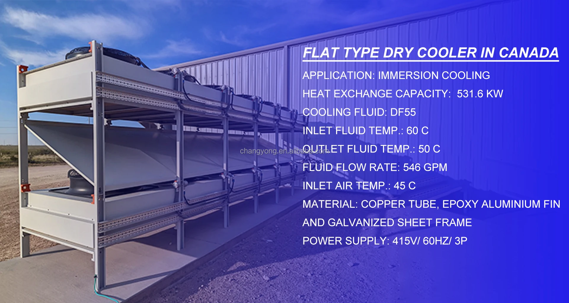 Dry Cooler, Cooler/120kW, Adiabatic - detail 14