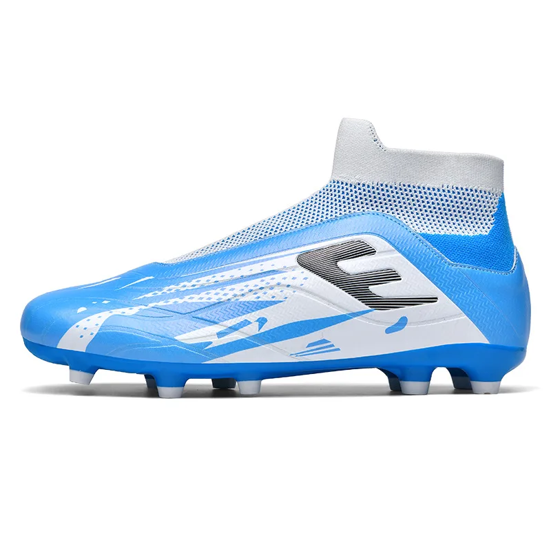 High top size soccer boots AG spiked soccer boots teen student training professional soccer boots outside