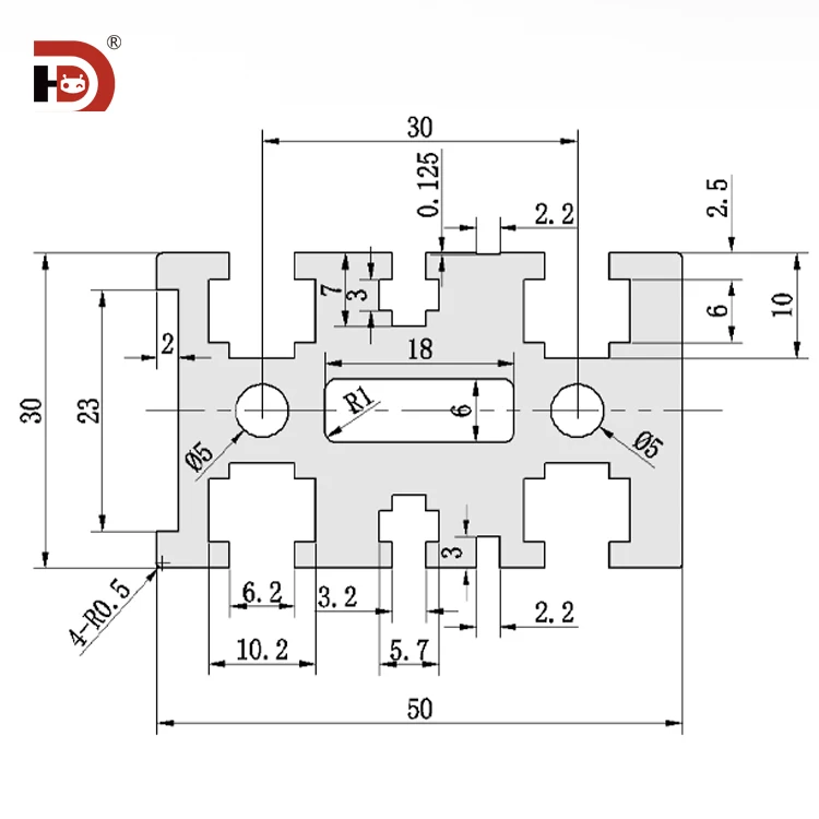 product 3050 extruded aluminum profiles 3050 synchronous belt conveyor guide rail conveyor edge protection aluminum alloy profiles-3