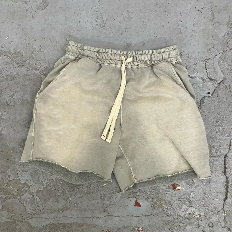 Garment Custom Logo Summer Heavy French Terry Shorts Pants 100% Cotton ...
